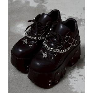 スニーカー 「REFLEM/レフレム」チェーン付きプラットフォームシューズ レディース メンズ