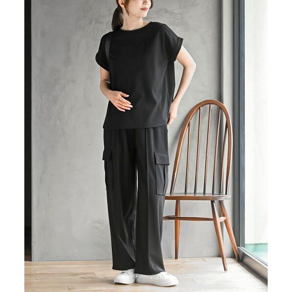 セットアップ 半袖プルオーバー×カーゴパンツセットアップ レディース