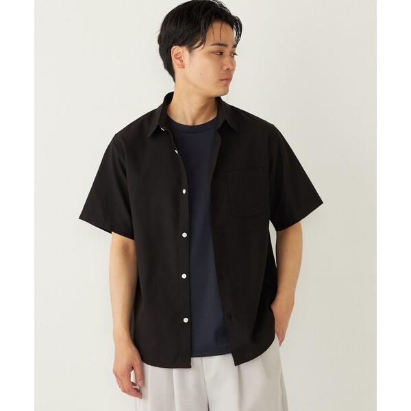 シャツ SHIPS Colors:リネン COOLMAX(R) ミックス ショートスリーブ シャツ ...