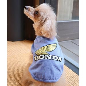 犬 服 「犬服/綿100%」DOG HONDA コラボ Tシャツ（WING）
