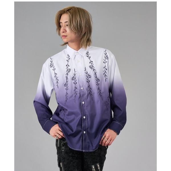 シャツ グラデーションのセクシーなシャツ メンズ レディース