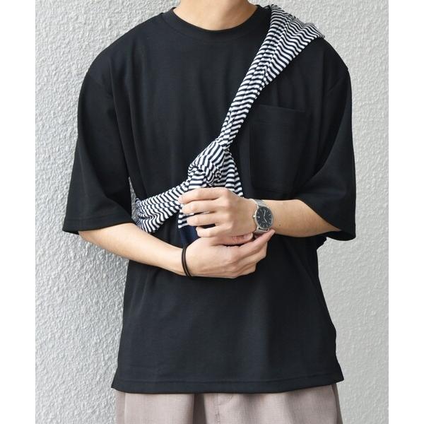 tシャツ SHIPS any:「接触冷感」COOL TOUCH スムース リラックス ポケット Tシ...