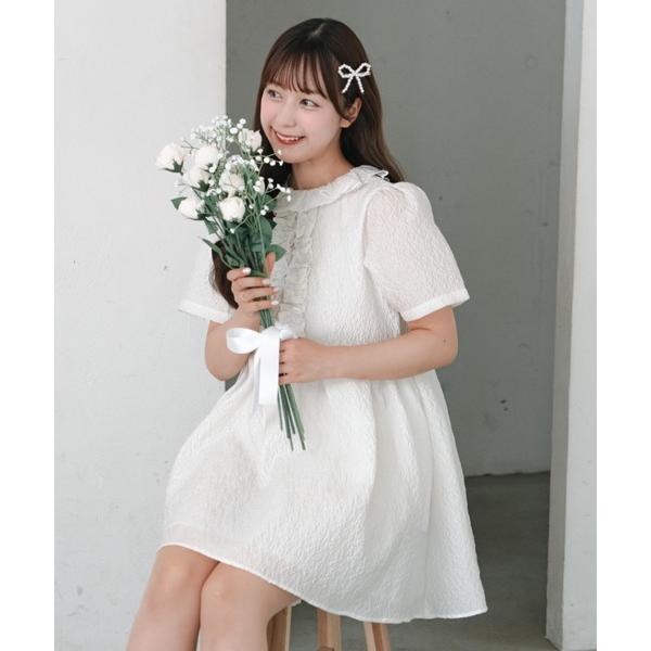 ワンピース 「mayuka」 - ホイップミニワンピース - made in INTER FACTO...