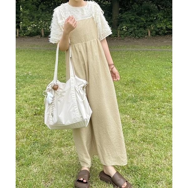 ワンピース choco - パイピングキャミワンピース made in INTER FACTORY