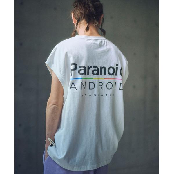 tシャツ ADAMPATEK/paranoid sleeveless/パラノイドプリントノースリーブ...