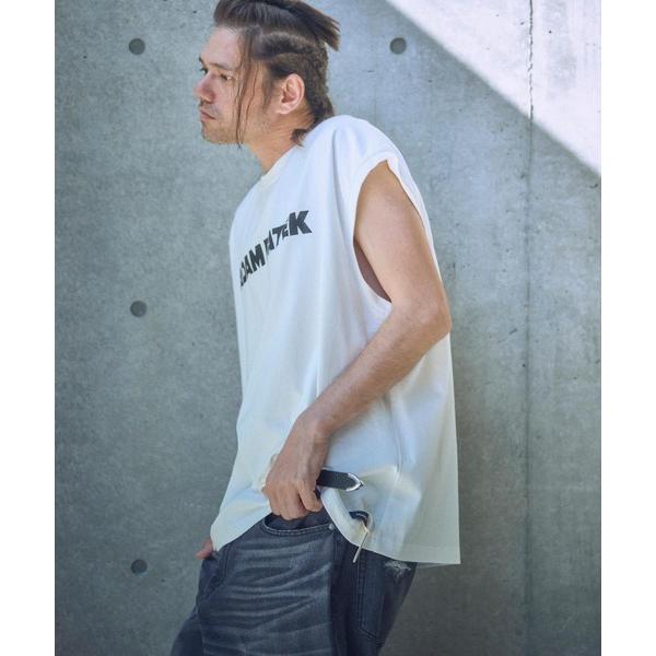 tシャツ ADAMPATEK/basic logo sleeveless/ロゴノースリーブ(AP25...
