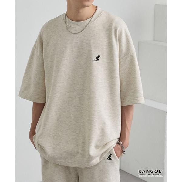 セットアップ KANGOL/カンゴール 別注 セットアップ ロゴワンポイント刺繍 半袖プルオーバース...