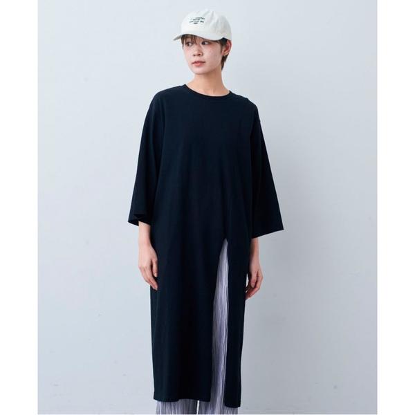 ワンピース リブ　イン　コンフォート　５００色の色えんぴつとコラボ　地中海育ちのトルコオーガニックコ...