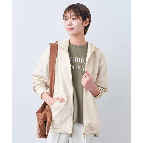 パーカー リブ　イン　コンフォート　はまじとコラボ　コート代わりにサクッと着られるボリュームフードパ...