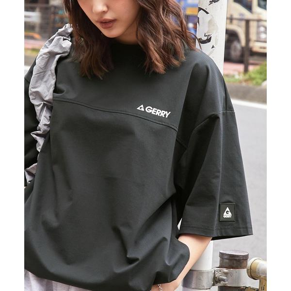 tシャツ GERRY/ジェリー 別注 ドロスト ワッペンロゴ刺繍 ビッグシルエット半袖Tシャツ / ...