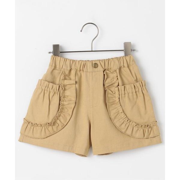 パンツ サイドポケットフリルショートパンツ キッズ 子供服 男の子 女の子