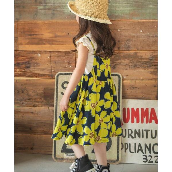 ワンピース 「吸水速乾/リンク」イージーケア リゾートワンピース キッズ 子供服 女の子