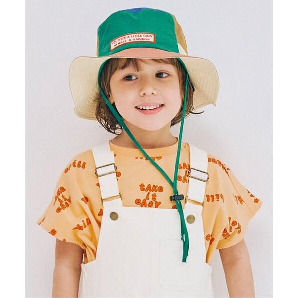 tシャツ 「リンク/セットアップ可」総柄ワイドノースリーブストレッチTシャツ キッズ 子供服 男の子...