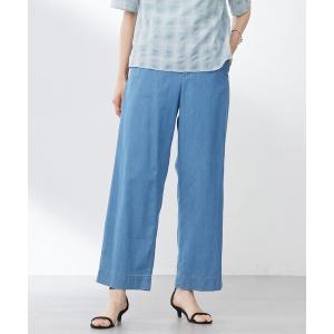 ジーンズ デニム デニムパンツ 「洗える」4oz Light Denim ストレート パンツ レディース
