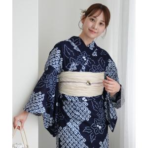 有松鳴海絞り浴衣と帯(新品)のセットです。 有松鳴海絞り浴衣レンタル - 着付け凛叶