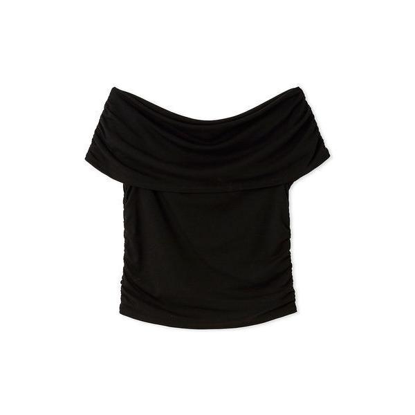 tシャツ オフショルカットソー レディース