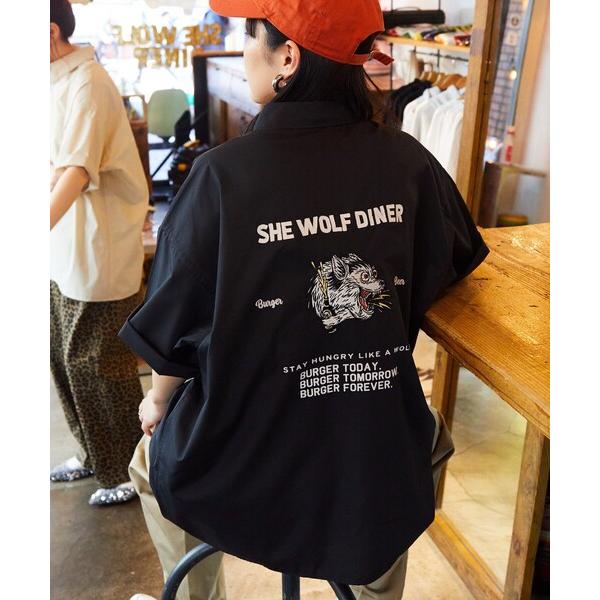 シャツ 限定展開 SHE WOLF DINER×FREAK&apos;S STORE/シーウルフダイナー ビッ...