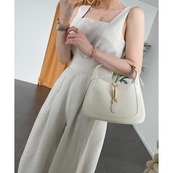 セットアップ セットアップ ノースリーブトップス＆ハイウエストタックフレアパンツ レディース