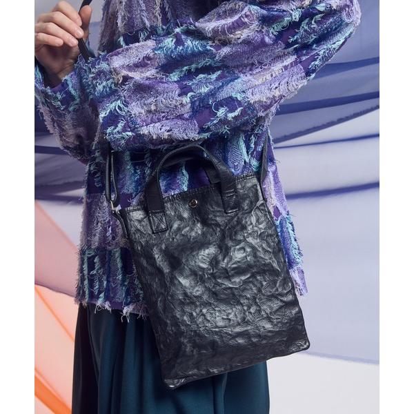 ショルダーバッグ 「UNISEX」Aluminum Bonded Leather Mini Shou...