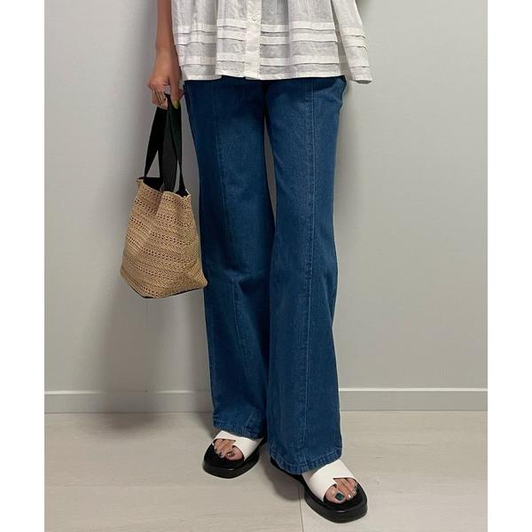 ジーンズ デニム デニムパンツ 「Fizz/フィズ」　センターシームデニムパンツ レディース