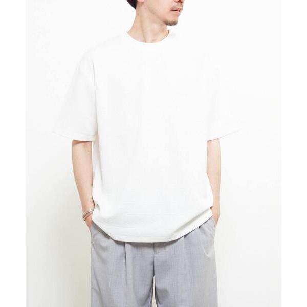 tシャツ 「MASTER FRAME/マスターフレーム」薄ふくれジャガードクルーネックTシャツ | ...