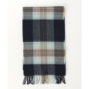 「Joshua Ellis」 マフラー FREE ネイビー メンズ