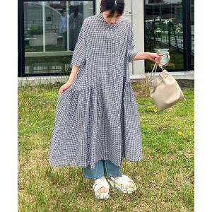 【新品】AS KNOW AS olaca プリントワンピース　サイズ5 ゆったり AS KNOW AS olaca（アズノゥアズオオラカ） 【大きいサイズ】たっぷり