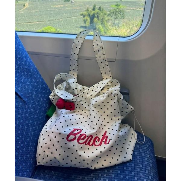 トートバッグ ドット BIG トートバッグ レディース メンズ