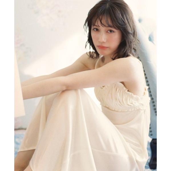 ルームウェア 部屋着 「中村ゆりかコラボ」グロッシーワンピース レディース