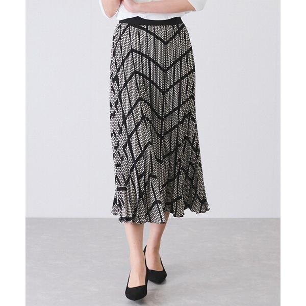 スカート 幾何柄スカート