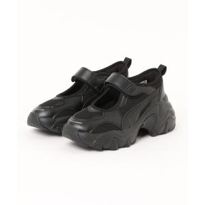 PUMA プーマ ローファー 黒 24センチ SUEDE [現価格での販売は8/18 0:00まで]PUMA PULSAR WEDGE WNS