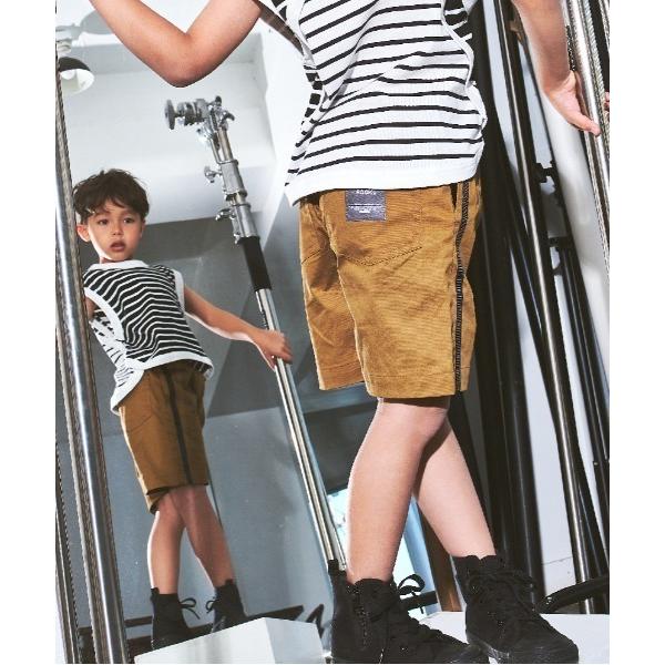 パンツ ツイルストレッチラインショートパンツ キッズ 子供服 男の子