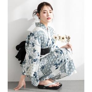 浴衣 “初心者でもプロの着姿”新二部式 セパレート浴衣3点セット（上衣・下衣・おはしょり布＋帯＋伊達締)「SOUBIEN」 レディース｜ZOZOTOWN Yahoo!店