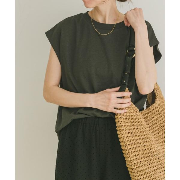 tシャツ クルーネックノースリTシャツ レディース