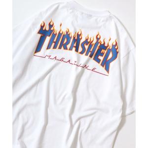 THRASHER（スラッシャー） プリントTシャツ ネイビー 紺 40周年記念 40