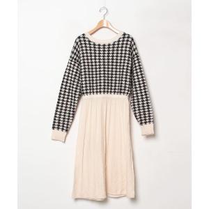 「SUPREME.LA.LA.」 ニットワンピース MEDIUM ブラック レディース