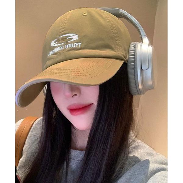 キャップ 帽子 ロゴ ヴィンテージ ライク キャップ レディース