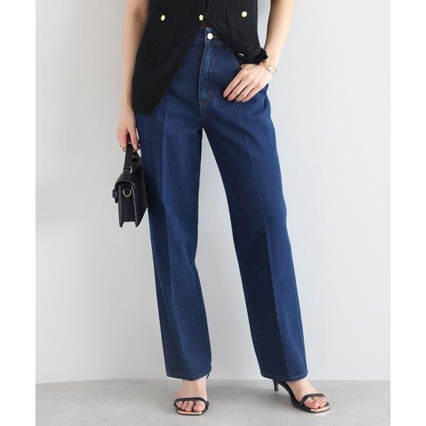 ジーンズ デニム デニムパンツ 「骨格ストレートさん向け」センタープレスストレートデニム レディース