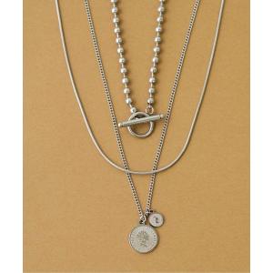 ネックレス 「 4way 」3連ネックレス コイン×チェーン 秋冬新作2025 レディース