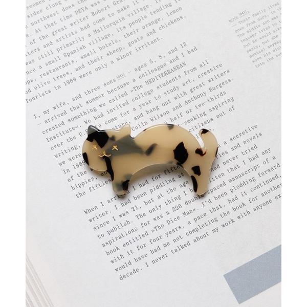 ヘアクリップ キャットチャーム　ヘアバレッタ