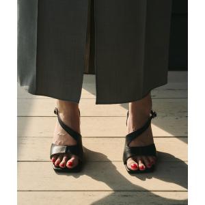 サンダル ブラック残りわずか！「ZOZO限定！」Cow Leather Curvy Mule｜美脚見え/本革 レディース