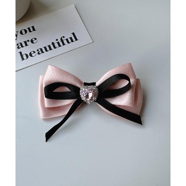 ヘアピン ２P ハートダブルリボンヘアピン