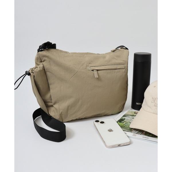 ショルダーバッグ バッグ propellerheads しわ加工ナイロンボトルポケット付ショルダーバ...