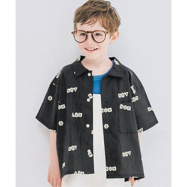 ブラウス シャツ イロチ買いしたい夏すぎる総柄半袖シャツ キッズ 子供服 男の子 女の子