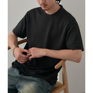 tシャツ 速乾 「MAGASIN DE MODE Brew」KAITEKI+ FRESH TECH衿高Tシャツ MZJ　機能素材　接触冷感　UVカット　速乾 メンズ