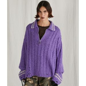 「PRANK PROJECT」 長袖ニット FREE パープル レディース