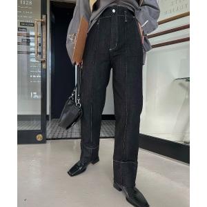 「WILLFULLY」 デニムパンツ FREE ブラック レディース