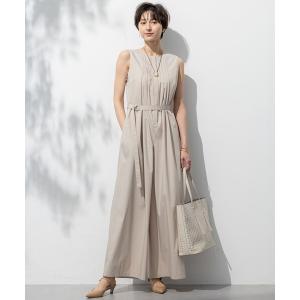 サロペット オーバーオール 「撥水性/接触冷感/洗える」ストレッチ
