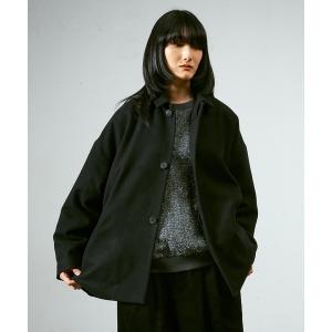 コート ジャケット メルトンBigハーフコート メンズ レディース