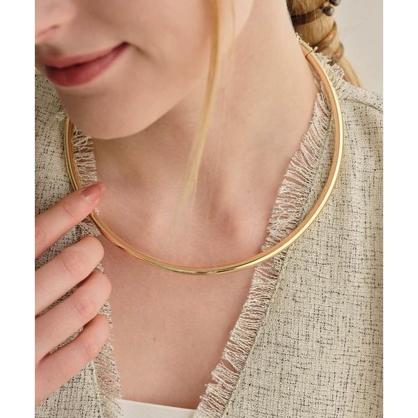チョーカー メタルフープチョーカー レディース